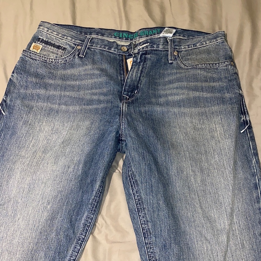 Dark wash Mens Cinch Jeans